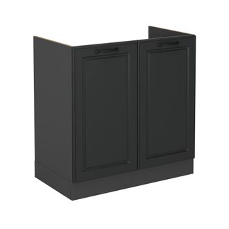 Vicco Armario Bajo Para Fregadero R-line, Antracita Casa De Campo, 80 Cm Sin Encimera Vicco