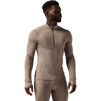 Backcountry Pines Micrrid Ultra-Lt Baselayer 1/4-Zip Top - Mens in Fallen Rock at Nordstrom, Size Xx-Large