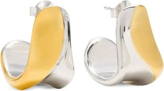 Missoma curved earrings - Silver