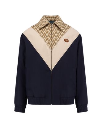 Valentino Toute La V Wool And Cotton Jacket
