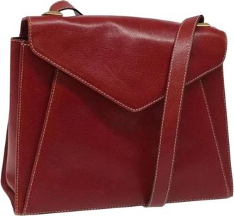 Ferragamo Pre-owned Shoulder Bags, female, Red, Size: ONE SIZE Pre-owned Shoulder Bag