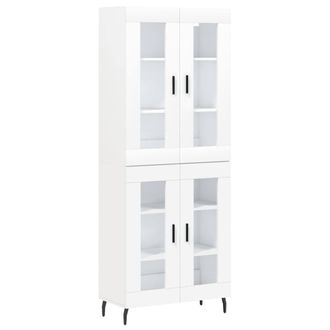 Berkfield Home Highboard White 69.5x34x180 cm Engineered Wood