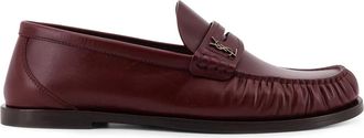 Saint Laurent Laurent Loafers - Dames - Loafers - Rood - 40 EU - Leer - Schoenen