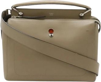 Fendi Pre-owned Vintage Schoudertas - Dames - Vintage Handtas - Grijs - ONE Size - Leer - Vintage