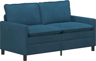 vidaXL Sof&aacute; Azul 156 X 81 X 87,5 Cm Terciopelo Vidaxl