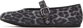 Cesare Gaspari Chique Mary Jane Flats - Pantera - Dames - Ballerinas - Grijs - 36 EU - Leer - Schoenen