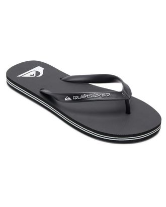 Quiksilver Sandale QUIKSILVER Molokai Core, Herren, Gr. 10 (43), schwarz (schwarz 1), Obermaterial:Obermaterial: Synthetikmaterial / Aussensohle: Moosgummi;, Sch