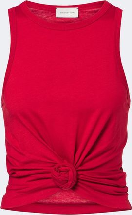 Magda Butrym Cropped cotton-blend top