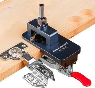 OEM Plantilla Para Bisagras De 35 Mm, Plantilla Para Bisagras Ocultas, Perforadora, Buscador De Gu&iacute;as De Perforaci&oacute;n Para Trabajos De Carpinter&iacute;a Diy