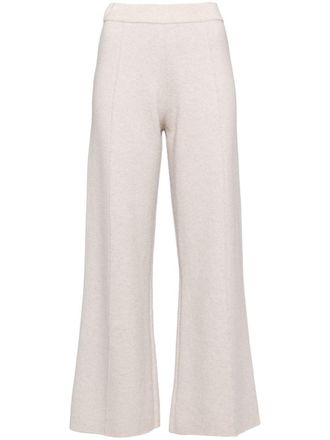 N.Peal double face trousers - Neutrals