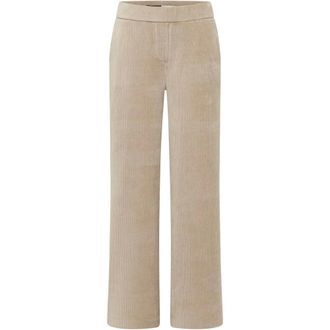 Cecil Neele Cord Broeken - Dames - Broeken - Beige - Maat: L Corduroy