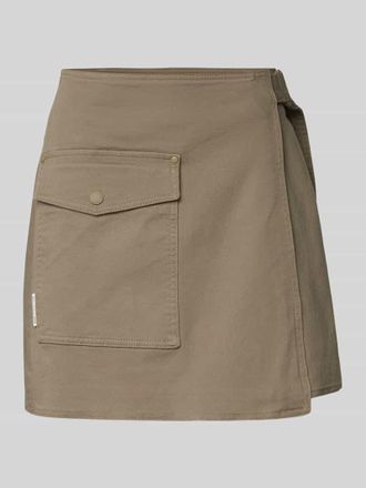 Marc O'Polo Denim Marc OPolo Denim Minirock mit Pattentasche in Oliv, Gr&ouml;&szlig;e S
