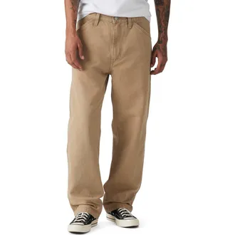 Levi's 568 Loose Straight Leg Carpenter Jeans in Tigers Eye Canvas at Nordstrom, Size 30 X 32