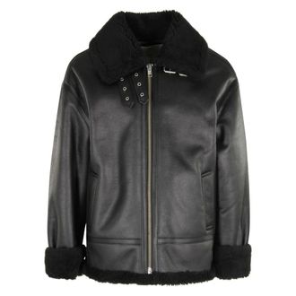 Dunst Heren, Jassen, Zwart, Maat: XL Leer