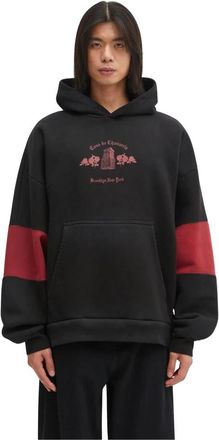 Willy Chavarria Casa De Chavarria Hoodie - Heren - Hoodies - Zwart - M - Katoen - Hoodies & sweatvesten