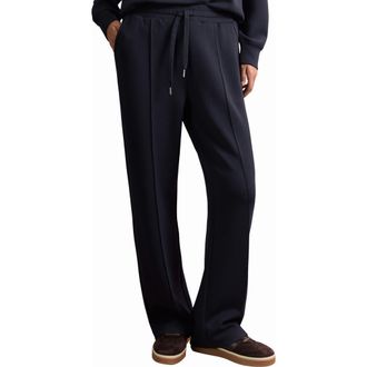 Reiss Jemma Pintuck Pleat Front Drawstring Pants in Navy at Nordstrom, Size X-Large