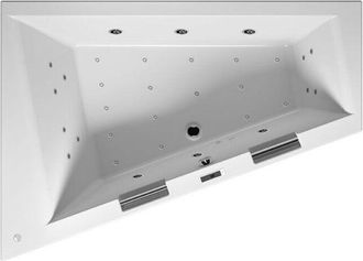 Riho Riho - Ba&ntilde;era Doppio, Asim&eacute;trica, Con Sistema Bliss, 2 Plazas