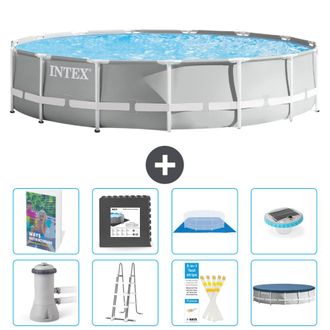 Intex Piscina Prism Frame Redonda - 457x107 Cm - 9-piezas S608