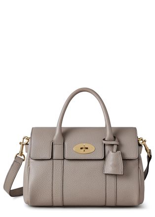 Mulberry Bayswater Grained Leather Cross-body bag - Taupe - One Size