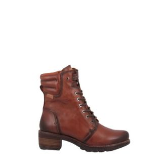 Pikolinos High Boots - Dames - Veterlaarzen - Bruin - 36 EU - Leer - Schoenen