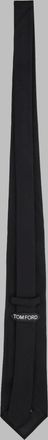 Tom Ford Silk Jacquard Necktie - Black