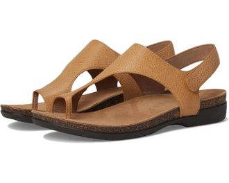 Dansko Dansko Reece Thong Honey Leather Adjustable Strap Sandals JZZ1243