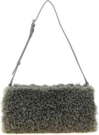 Stella McCartney Shearling Clutch