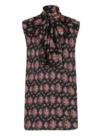 Dolce & Gabbana Top a fiori - Nero