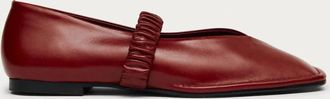 Alohas Womens Lautan Ballet Flats In Red