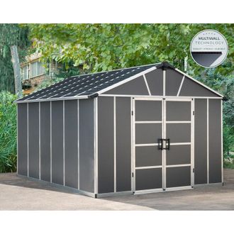 Palram Canopia Yukon Caseta De Jard&iacute;n 395x332x252 Cm Con Piso