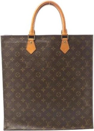 Louis Vuitton Pre-owned Tote Bags, female, Brown, Size: ONE SIZE Pre-owned Sac Plat