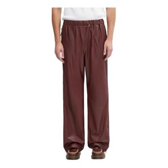 Rains Broeken, Heren, Rood, M, Polyester, Wijde Broek