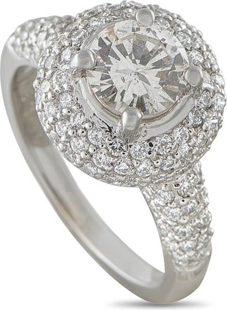 Luxury Bazaar 18K White Gold 1.95ct Diamond Ring MF05-080726