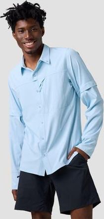 Backcountry Tahoe Woven Convertible Snap-Up Shirt - Mens in Skyride at Nordstrom, Size Xx-Large