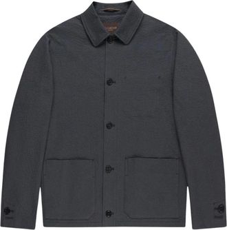 Slowear Seesurker Jas - Heren - Zomerjassen - Grijs - XL - Katoen - Jassen