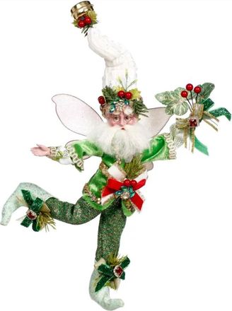 Mark Roberts Holly And Ivy Fairy - 10 In Green