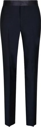 Givenchy Slim-fit Trousers, male, Blue, Size: M Wool Trousers