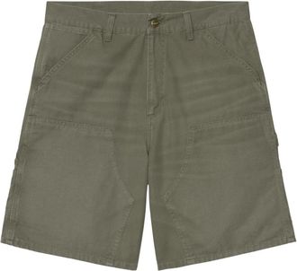 Carhartt Work in Progress Double Knee Short - Heren - Korte Broeken - Groen - W30 - Katoen - Korte Broeken
