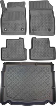 OEM Opel Astra Iv J Hatchback De 10.2009 A 10.2015 Set - Alfombrillas Para Coche + Alfombrilla Para Maletero