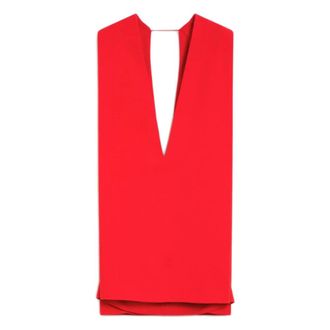 Sportmax Dames, Jurken, Rood, Maat: 2XS Viscose