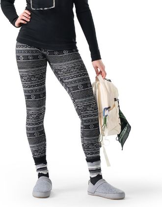 Smartwool Womens Classic Thermal Merino Base Layer Bottoms Black XS