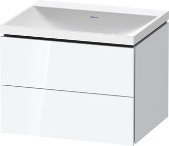 Duravit Duravit L-cube Conjunto En C Suspendido, 2 Cajones, Sin