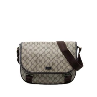 Gucci Pre-owned Cross Body Bags, female, Beige, Size: ONE SIZE Pre-owned Messenger Bag