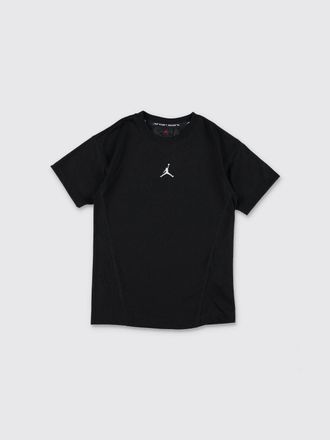 Nike T-shirt sportiva da bambino in tessuto tecnico con logo a contrasto