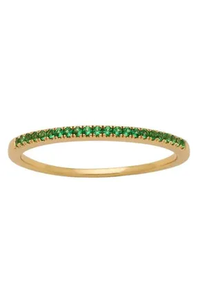 Made by Mary Birthstone Stacking Ring in Gold Vermeil at Nordstrom, Size 7