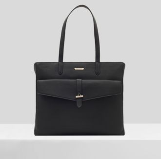 Paul Costelloe Womens Catania Leather Shoulder Bag - Black - One Size