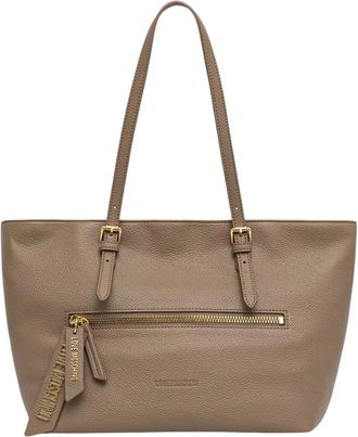 Love Moschino Shopper tas - Dames - Tassen - Beige - Maat: ONE Size Leer