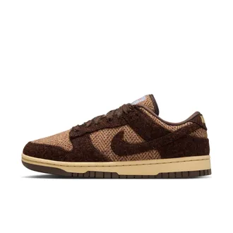 Nike Womens Dunk Low Shoes in Brown | IO0052-200