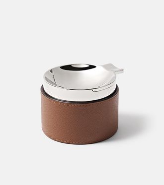 Giobagnara Colorado leather-trimmed ashtray