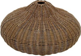 Decoclico L&aacute;mpara de suspensi&oacute;n campana XL de polirrat&aacute;n marr&oacute;n